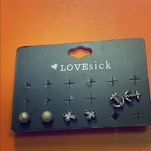3 Pairs Of LOVEsick earrings